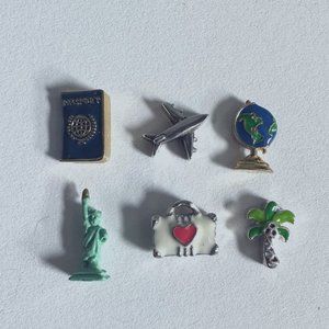 Origami Owl® 6 Charms for the Traveler at Heart - NWT